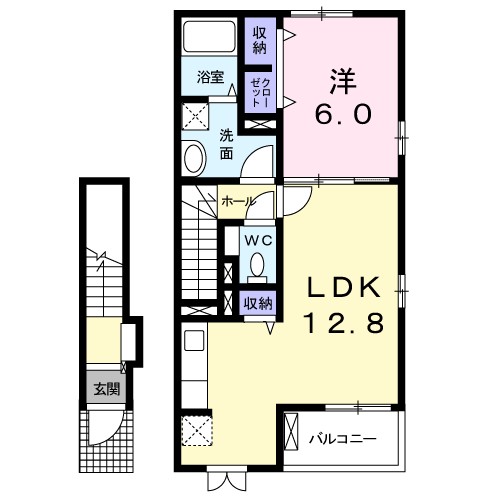 ヴィラコートＨ・Ｊ 202号室の間取り図