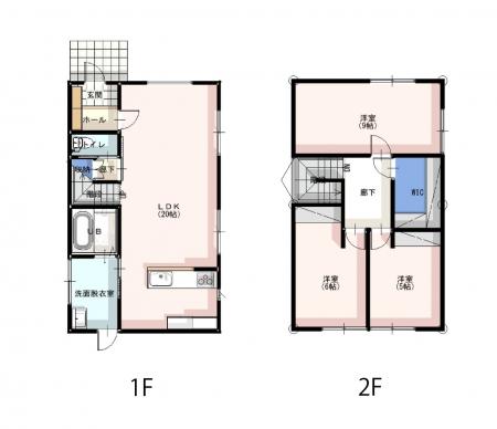 ヤマト2 B棟の間取り図