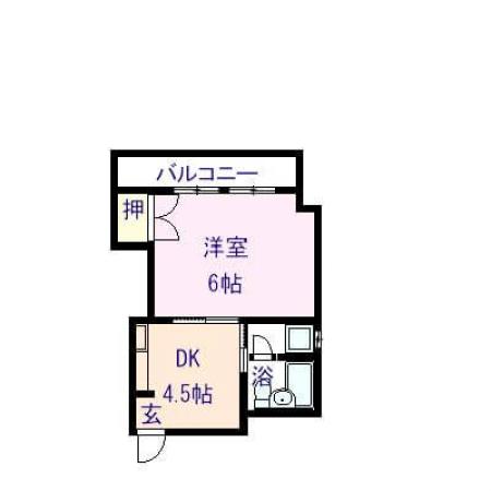 BSマンション 201号室の間取り図